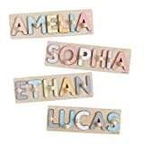 Custom Wooden Name Puzzle With Pegs, Montessori Toys for Child, Easter Baby Gift, Nursery Decor, Christmas Present for Baby, Personalized Present