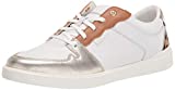 Cole Haan Women's Grand Crosscourt Modern Tennis Sneaker, Optic White LTHR/Soft Gold Metallic Leather/MOD Leopard PRTND Ocelot/Optic WHT Outsole, 6