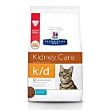 Hill's Prescription Diet k/d Kidney Care Ocean Fish Dry Cat Food, Veterinary Diet, 4 lb bag