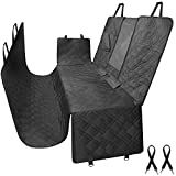 Dog Seat Cover XXL , KIMHY Extra Large 56" W x 94" L Dog Truck Back Seat Cover with Zippered Side Flap, Full Truck Protection-Doors & Backseat, Bench & Hammock Convertible for Large SUV & Trucks
