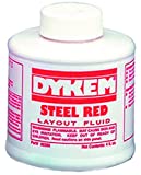 Red, 4 oz. Can, Brush In Cap - Dykem Layout Fluid (1 Each)
