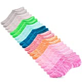 IDEGG No Show Socks Women 10 Pairs Low Cut Anti-Slid Athletic Casual Cotton Socks