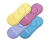 Bombas Mixed Brights Cushioned No Show Sock 4-Pack