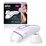 Braun IPL Hair Removal for Women and Men, Silk Expert Pro 3 PL3111 with Venus Smooth Razor, Long-lasting Hair Removal System for Body & Face, Corded