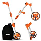 Zozen Measuring Wheel, 3-Sections Collapsible 6-Inch Measure Wheel, Industrial Unit [Up to 10,000Ft] with Carrying Bag and Tape Measure