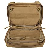 WYNEX Tactical Admin Molle Pouch, Medical EDC EMT Utility Bag Shell Design Attachment Pouches 1000D Nylon Hiking Belt Bags Waterproof