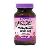 BlueBonnet Earth Sweet Cellular Active Methylfolate 1000 mcg Chewable Tablets, 90 Count (743715004559)