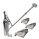 Platinum Drywall Tools 8"/10" & 12" Flat Box Finishing Combo w/Handle Compound Pump & Filler