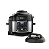 Ninja OS301 Foodi 10-in-1 Pressure Cooker and Air Fryer with Nesting Broil Rack, 6.5 Quart, Stainless Steel