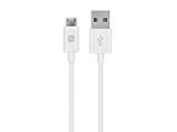 Monoprice USB-A to Micro B Cable - 15 Feet - White, Polycarbonate Connector Heads, 2.4A 22/30AWG - Select Series