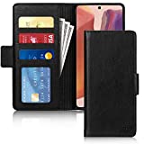 FYY Wallet Case for Samsung Galaxy Note 20 6.7", [Kickstand Feature] Luxury PU Leather Wallet Case Flip Folio Cover with [Card Slots] and [Note Pockets] Black