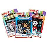 Melissa & Doug PAW Patrol Scratch Art 3-Pack – Chase, Skye, Marshall Color Reveal Travel Activity Pads