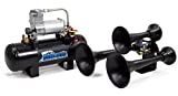 HornBlasters Outlaw Black 228H 2 Gallon All-In-One Train Horn Kit - Easy Install