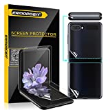 (3 Sets) Ermorgen Protector Compatible For Samsung Galaxy Z Flip 5G 2020 Released (Full Coverage) High Definition Edge to Edge HD, Anti-Scratch (Lifetime Replacement)