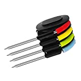 Outspark 4 Pack Meat Probe for Weber iGrill, Four colored probe indicators, Measures -22°F (-30°C) to 608°F (320°C)