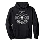 MTSmithDesign Funeral Director Tee Shirts Last Responder Hoodie ,Grey ,Small