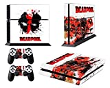 SuperHero Sony Playstation 4 Skin Sticker Vinyl Stickers for PS4 Console x1 Controller Skins x2 by CloudSmart