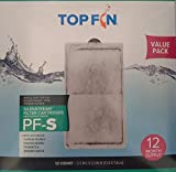 Top Fin Silenstream PF-S Refill for PF10 Power Filters 5.5in x 3.1- (12 Count) 1 Year Supply