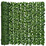 DearHouse Artificial Ivy Privacy Fence Screen, 118x69in Artificial Hedges Fence and Faux Ivy Vine Leaf Decoration for Outdoor Garden Decor