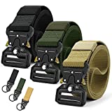 Doopai 3 Pack Tactical Belt,Quick Release Military Belt,Riggers Belts for Men