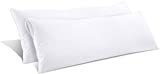 Utopia Bedding Waterproof Zippered Body Pillow Encasement 20 x 54 Inches – Body Pillow Protector (Pack of 2, White)