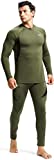 Thermal Underwear for Men Winter Hunting Gear Comfy Soft Fleece Lined Long Johns Warm Base Layer Ourdoor Indoor Wear