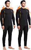 romision Thermal Underwear - Long Johns Winter Hunting Gear - Sport Base Layer 2 Sets Gift for Men