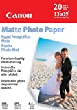 Canon 7981A011 Photo Paper Matte, 13 x 19 Inches, 20 Sheets