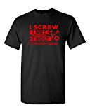 I Screw I Nut I Bolt It's Tough Being A Mechanic Funny DT Adult T-Shirt Tee (XXX Large, Black)