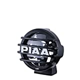 Piaa 05572 White 5-3/16-Inches Round LED Driving Light Lamp Kit with Mounting Brackets and Wiring Harness and Relay and Switch, Pack of 2