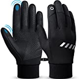 M8C Winter Gloves, Touchscreen Gloves Warm Gifts for Men and Women, Anti-Slip Cold Weather Gloves Windproof Waterproof Thermal Gloves Suit for Running Driving Cycling Working