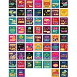 Kids' Affirmation Lunch Box Notes / 3.5" Square Motivational Lunch Box Cards/Pack of 60 Encouraging Mini Notes