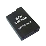 EXTENDED 3.6V 2400mAh Li-ion Slim Rechargeable BATTERY PACK For SONY PSP Slim 2000/3000 (Not Compatible with PSP 1000 Fat)