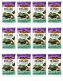 Annie Chun's - Crispy Organic Seaweed, Sea Salt Flavor, Keto, Vegan, Gluten-Free, Dairy-Free, Light And Airy Delicious Snacks, 0.16-Oz (Pack Of 12)