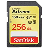 SanDisk 256GB Extreme SDXC UHS-I Card - C10, U3, V30, 4K UHD, SD Card - SDSDXV5-256G-GNCIN
