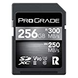 Prograde Digital SD UHS-II 256GB Card V90 –Up to 250MB/s Write Speed and 300 MB/s Read Speed | for Professional Vloggers, Filmmakers, Photographers & Content Curators