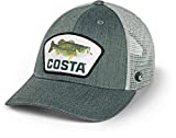 Costa Del Mar wo Trucker Hat, Green Heather Largemouth Bass, One Size US