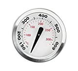 GasSaf Thermometer Replacement for Weber 60540 7581, Spirit, Charcoal, Q Series Grill, Spirit E210 E310, Q120 Q220 Q300 Q320 Grill Temperature Gauge, 1-13/16" Diameter