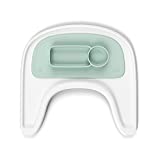 ezpz by Stokke Placemat, Soft Mint - Fits Stokke Tray for Tripp Trapp - Helps Prevent Messy Mealtimes - Durable, Convenient, Dishwasher & Microwave Safe - 100% Silicone