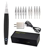 Wireless Microblading Eyebrow Makeup Pen Professional Rechargeable PMU Rotary Machine Device With 10PCS Cartridge Needles For Eyebrows,Eyeliners, Lips,Hairline and MTS