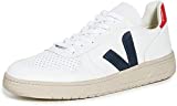 Veja Women's V-10 Sneakers, White/Nautico/Pekin, 7 Medium US