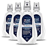 Crest Pro-Health Clinical Mouthwash with CPC (Cetylpyridinium Chloride), Gingivitis Protection, Alcohol Free, Deep Clean Mint, 473 Ml, 4 Count