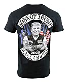 Biker Clothing Co. BCC116007 'Sons of Trump' Motorcycle Cotton T-Shirt - Medium Black