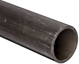 Cold Rolled Steel A513 Drawn Over Mandrel Round Tubing, ASTM A513, 1" OD, 0.76" ID, 0.12" Wall, 12" Length