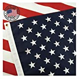 American Flag: 100% Made in USA Certified by Grace Alley. 3x5 Ft US Flag Strong, Long Lasting, and Durable with Brass Grommets. This 3x5 ft US Flag Meets US Flag Code.