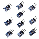 Anmbest 10 Pack 3 Pins AMS1117-3.3 DC 4.75V-12V to 3.3V Voltage Regulator Step Down Power Supply Buck Module 800mA