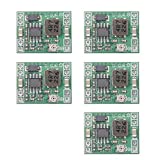 Qunqi 5pack MP1584EN Ultra Small DC-DC 3A Power Step-Down Adjustable Module Buck Converter 24V to 12v 9V 5V 3V for Arduino