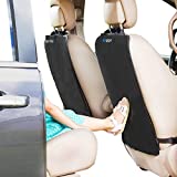 Enovoe Back Seat Protector for Kids - 2 Pack - Premium Quality Car Kick Mats - Best Waterproof Protection for Upholstery from Dirt, Mud, Scratches - Extra Large Car Seat Protector Back of Driver Seat