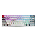 EPOMAKER SKYLOONG SK61 61 Keys 60% Hot Swappable Programmable Mechanical Gaming Wired Keyboard with RGB Backlit, NKRO, Water-Resistant, Type-C Cable for Win/Mac/Gaming (Gateron Optical Blue, Grey)