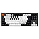 Keychron C1 Hot-swappable Wired Mechanical Keyboard for Mac Layout, Keychron Mechanical Brown Switch/USB Type-C Cable/ABS Keycaps Tenkeyless 87 Keys Computer Keyboard for Windows PC Laptop
